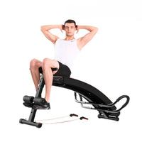 Banc de musculation ajustable avec bandes élastiques - Divafitwear.com