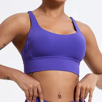 Brassière de sport pour femme respirante avec dos nu - Divafitwear.com