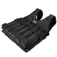 Gilet lesté réglable en tissu noir pour l'entrainement - Divafitwear.com