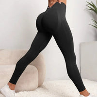 Legging pour le sport noir respirant et élastique - Divafitwear.com