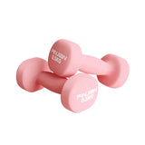 Lot de 2 haltères roses antidérapants de 0,5 kg - Divafitwear.com