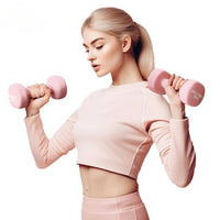 Lot de 2 haltères roses antidérapants de 0,5 kg - Divafitwear.com