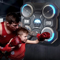 Machine de boxe murale et musicale pour enfant