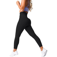 Pantalon de sport pour femme extensible et taille haute