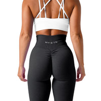 Pantalon de sport pour femme extensible et taille haute