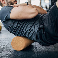 Rouleau de massage en liège pour le yoga