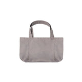 Sac de transport multifonctionnel gris pour le yoga, de couleur grise, sur un fond blanc.