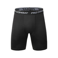 Short de sport pour homme respirant et élastique sur fond blanc